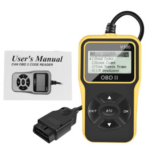 16 Pin V100 Car OBD2 Diagnostic Tools 12V OBD 2 Scanner Digital Display Code Reader Data Ignition Tester Automotive Accessories