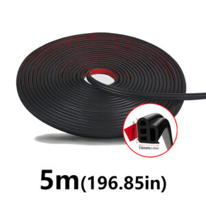 Car Door Double Seal Strip Auto Rubber Sealing Strips Car Door Guard Noise Insulation Soundproof L-type Noise Seal Strip