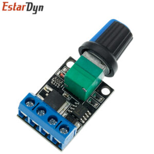 Mini 5A 10A 90W PWM 12V DC Motor Speed Controller Module DC-DC 4.5V-35V Adjustable Regulator Control Governor Switch 24V