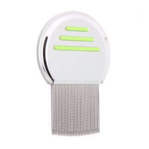 Stainless Steel Metal Teeth Head Lice Comb Remove Nits, Lice, and Fleas Comb for Pet Adults and Children Hair