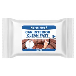 Car Interior Cleaning Wipes Multi-functional For Dashboard Seat Leather Console Carpet Disposable Clean Car Washing Towel Tool