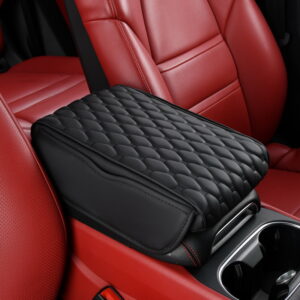 Car armrest box 5cm thick universal central memory cotton armrest pad, elbow support storage support protective pad