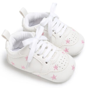 Spring and Autumn Newborn Soft Sole Anti slip Casual Sports Shoes for 0-12 Month Female Baby’s First Step Walking Shoes
