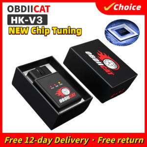 OBDIICAT HK-V3 Upgrade OBD2 Chip Tuning Box Increase Torque Save Fuel For Petrol & Diesel OBD2 Auto Car tuning Tool Power Box