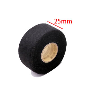 15 Meter Heat-resistant Flame Retardant Tape Adhesive Cloth Tape For Car Cable Harness Wiring Loom Protection Width 9/19/25MM
