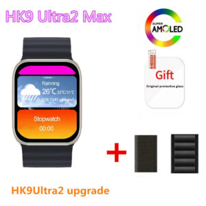 2024New HK9 Ultra 2 Max AMOLED Smart Watch Men Women 2GB ROM Photo Album NFC Compass Chat GPT Smartwatch Heart Rate Sport Watch