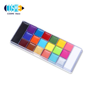 20 Colors Painted Pigments Bright Color Breathable Comfortable Waterproof Acid Free DIY No Smudging Festival Celebration Party Adults Kids Face Painting Home Use