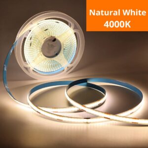 LED COB Light Strip Touch Dimmer Flexible Diode Tape 5V USB Linear Indoor Lighting Lamp Room DIY TV Mirror Backlight Wall Decor