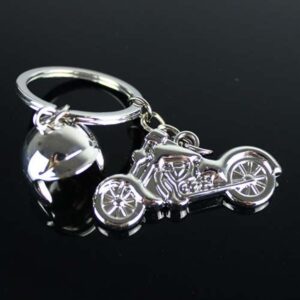 Metal Creative Hat Knight Car Model Helmet Bag Charm Key ring Key Chain Key Holder
