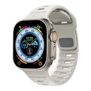 Soft Silicone Strap For Apple Watch Band Ultra 49mm 45mm 44mm 42mm 41mm 40mm 38mm Sport Watchband IWatch Serise 9 8 7 6 Bracelet