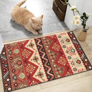 1pc Bohemia Persian Pattern Anti-fatigue Kitchen Mat Doormat Bathroom Rugs Floor Mat