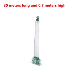 American Saltwater Fishing Cast Net Nylon Fishing Net Mesh Fish Mesh Trap Three Layer Monofilament Gill Net 8/15/20/30m Long