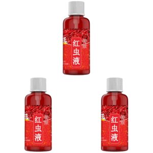 60ML Liquid Blood Worm Scent Fish Attractant Concentrated Red Worm Liquid Fish Bait Additive Perch Catfish Fishing Accessories