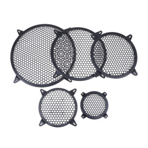 6”/8”/10”/12” Black Plastic Car Audio Speaker Sub Woofer Grille Guard Protector Cover Mesh Round Car Subwoofer Speaker Cover