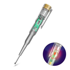 1Pc Car Dual Light LED Intelligent Voltage Tester Pen Induction Power Detector Pen Electrical Screwdriver Indicator Circuit Tester