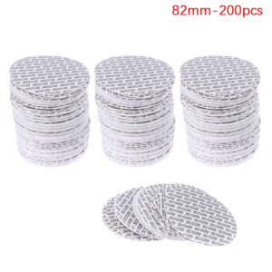 200Pcs Self-adhesive Foam Pressure Sensitive Seal Cap Lining Tamper Resistant Seals Liner For Cosmetic Jar Bottle Pot 20MM-82MM