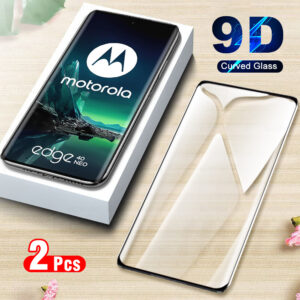 Motorola Edge 40 Neo 40Neo Moto Rola Edge40Neo Edge40 Neo 5G 2Pcs सुरक्षात्मक फिल्महरूको लागि 9D कर्भ स्क्रिन प्रोटेक्टर टेम्पर्ड ग्लास