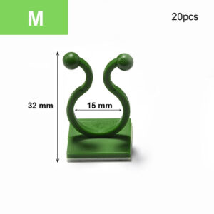 2024 20pcs Plant Stand Green Leaf Clip Self Adhesive Plant Clip Home Garden Vine Invisible Climbing Wall Stand Hook Plant Clip. Jessica