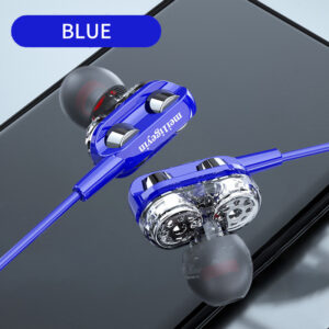 6D In-Ear Stereo High Bass Headphone In-Ear 3.5MM Wired Earphones Metal HIFI Earpiece With MIC For Xiaomi Samsung Huawei Phones Fengshi