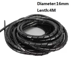 Cable Management 4M 7M Diam10-16MM Sleeve Flexible Spiral Cable Management Organizer For Office Sleeve Storage Tube Wire