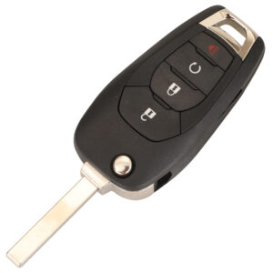jingyuqin Folding Remote Car Key Shell For Chevrolet Trax Spark Cruze Sonic Trailblazer Malibu For GM 3/4 Buttons Case