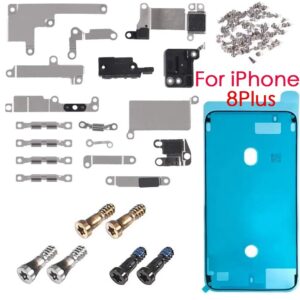 Internal Metal Plate Cover Parts for iPhone 13 12 11 Pro Max 7 8 X,Bracket Replacement Inlcuding Complete Full Screw Set