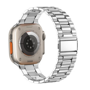 Stainless Steel Strap For Apple Watch Ultra 2 Band 49mm smart watch Metal Bracelet iwatch 9 8 7 6 3 SE 45mm 41mm 38mm 40mm 44mm