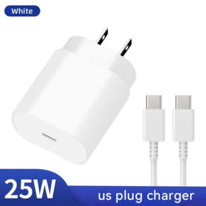 Original PD 25W USB C Charger Quick Charge 3.0 Super Fast Charging With Type C Cable For Samsung Galaxy S23 S22 S21Ultra Note 20