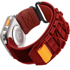 Tactical Strap for Apple Watch Band 49mm 45mm 44mm 41mm 40mm Nylon Alpine Trail Loop Bracelet IWatch Series Ultra 2 9 8 7 5 6 Se