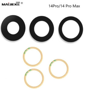 10Pcs Back Camera Glass for iPhone 15 14 Plus 13 12 11 Pro Max 13 Mini X XR XS Max 6 6s 7 8 Plus Rear Camera Lens+3M Sticker