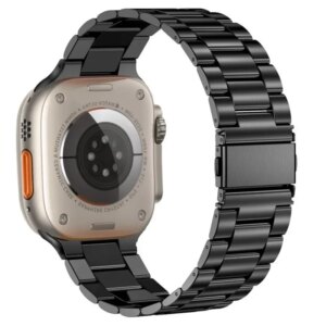 Stainless Steel Strap for Apple Watch band 44mm 45mm 38-42-40mm-41mm Metal link Bracelet iWatch series 8 7 6 5 4 3 se Ultra 49mm