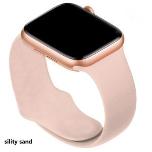 Silicone Strap For Apple Watch Band 49mm 45mm 44mm 42mm 41mm 40mm 38mm 40 44 Sport Bracelet iWatch Ultra 2 Series 9 8 7 6 5 4 SE