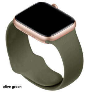 Silicone Strap For Apple Watch Band 49mm 45mm 44mm 42mm 41mm 40mm 38mm 40 44 Sport Bracelet iWatch Ultra 2 Series 9 8 7 6 5 4 SE