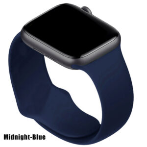 Silicone Strap For Apple Watch Band 49mm 45mm 44mm 42mm 41mm 40mm 38mm 40 44 Sport Bracelet iWatch Ultra 2 Series 9 8 7 6 5 4 SE