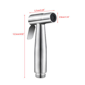 Toilet Sprayer Handheld Shower Head Faucet Bidet Spray Gun Stainless Steel Self Cleaning Bathroom Douche Fixture Accessories