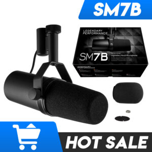 SM7B Professional Dynamic Cardioid Microphone Studio Selectable Frequency Response Mic For Live Vocals Recording Performance