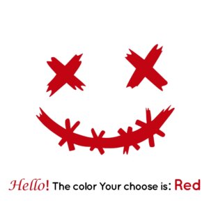 Helmet Creative Stickers Electric Vehicle Motorcycle Body Reflective Waterproof Smile Decal Car Rear Window Personalized Sticker