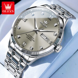 OLEVS 9946 Original Automatic Watch for Men Auto Date Calendar Display Luxury Top Brand Business Men’s Mechanical Wristwatches