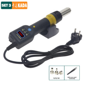 KADA 835D 8858i Hot Air Gun Portable LED Display Rework Station Heat Gun Hair Dryer Temperature Adjustable Welding Station