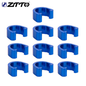ZTTO 10Pcs Bicycle Brake Cable Shifter Line Buckle Tubing Cable C-Clip MTB Road Bike Frame Cable Lock Fixed Clamp Clips Alloy