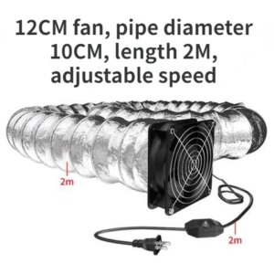 Domestic fume exhauster strong exhaust fan rental room kitchen exhaust fan duct fan bathroom ventilator Adjustable Speed fan