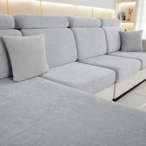 High elasticity chenille sofa cushion cover anti-cat scratch dustproof sofa cover easy to install sofa kasa