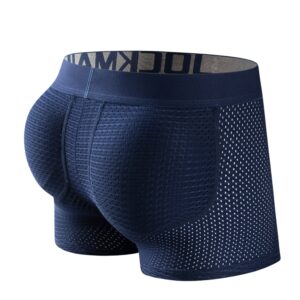 JOCKMAIL Mens Underwear Boxer Mesh Mens Padded Underwear with Hip Pads Men’s Boxers Butt Padded Elastic Truncks Enhancement