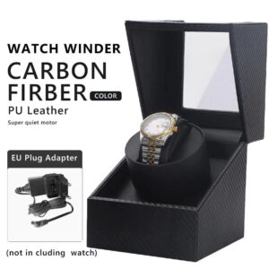 Automatic rotating wooden watch box suitable for mechanical watches
