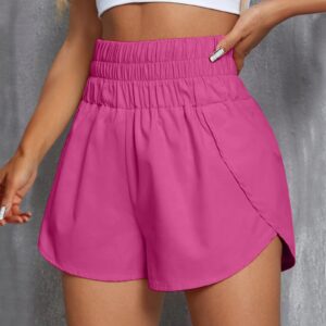 Women Running Shorts Ladies Summer Casual Loose Yoga Pants High Waist Elastic Push Up Yoga Joggers Short Female Gym Clothing