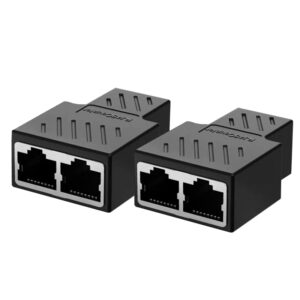 RJ45 Coupler Cat6 Cat5e Ethernet Cable Extender Adapter 1000Mbps LAN Connector In Line Coupler Female To Female