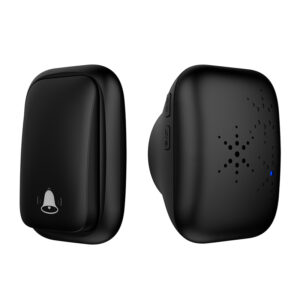 Lunzo No Battery Self Powered Wireless Doorbell US/UK/EU Plug 38 Ringtones Outdoor Waterproof 150m Range Kinetic Door Bell