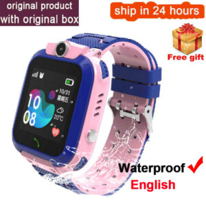 Q12 Children’s Smart Watch SOS Phone Watch Smartwatch Camera With Sim Card Waterproof IP67 Kids Gift For IOS Android