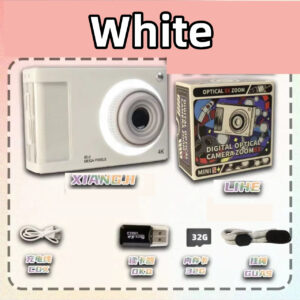 Y2K CCD Camera 1080P 48MP Portable Kids Camera 8X Zoom with Dual Lenses 2.8-inch TFT Screen for Boys Girls Teenagers Gift