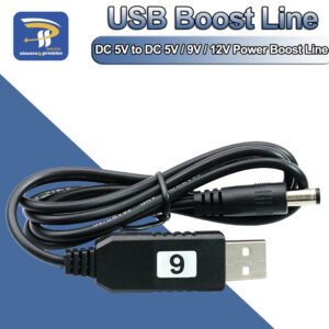 USB Power Boost Line DC 5V to DC 9V / 12V Step UP Module USB Converter Adapter Router Cable 2.1×5.5mm Plug